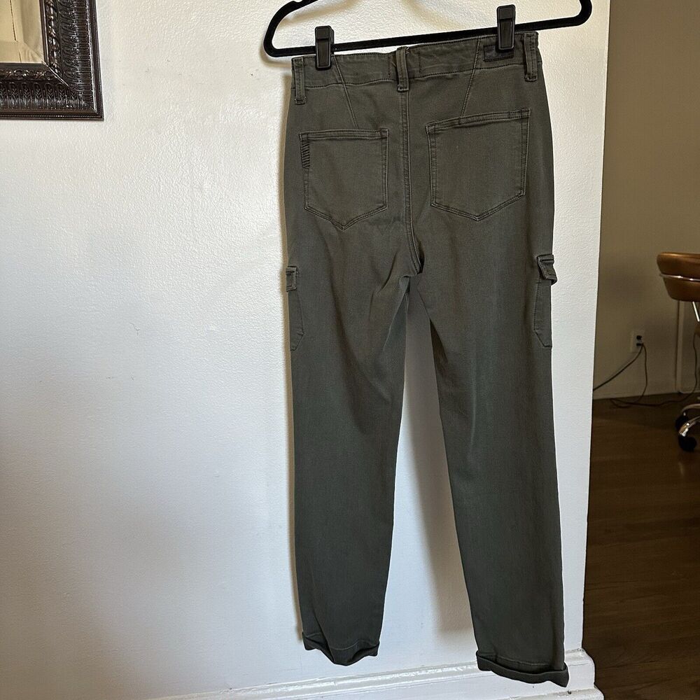 Paige Christy Cargo Pants Vintage Sage Drawstring Pants 24 (Also Fit 25 ) $219 - Picture 3 of 7